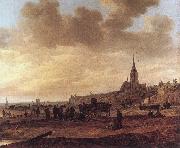 GOYEN, Jan van Beach at Scheveningen df oil painting reproduction